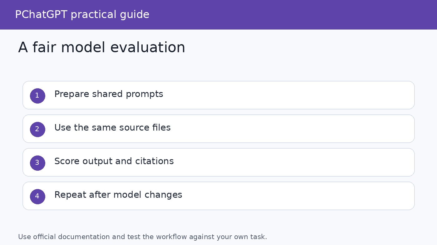 Fair evaluation workflow for Gemini 2.5 Pro and GPT-5 Workflow for testing Gemini 2.5 Pro and GPT-5 with shared prompts, source files, tools, and human review