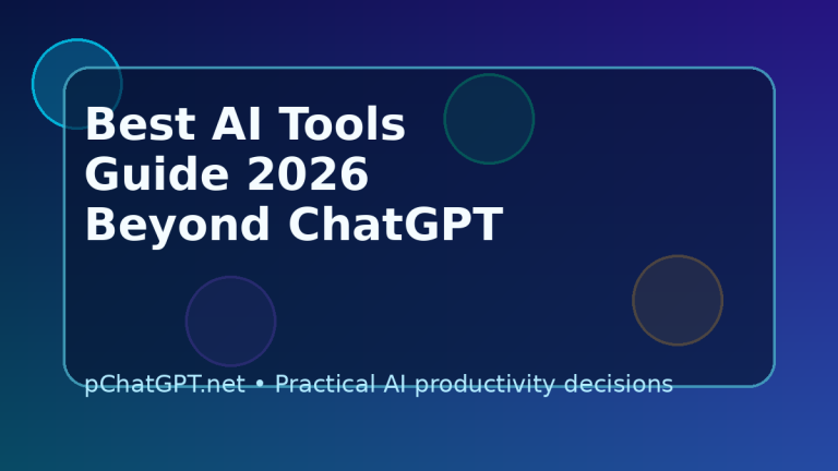 Best AI Tools Guide 2026: How to Choose the Right AI Apps Beyond ChatGPT