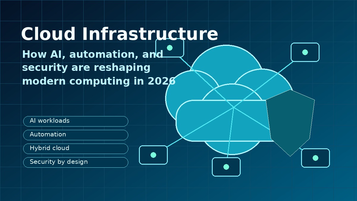 Cloud infrastructure network with AI compute nodes automation and cybersecurity protection