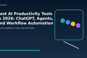 Best AI Productivity Tools in 2026: ChatGPT, Agents, and Workflow Automation featured editorial image