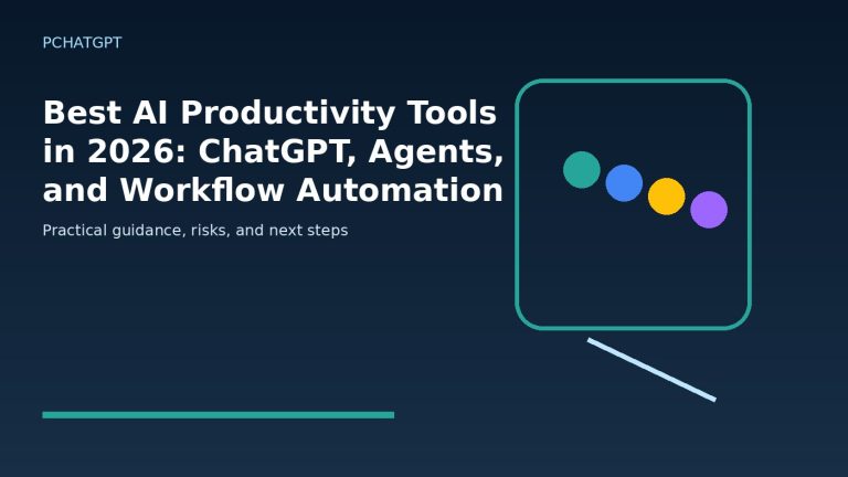 Best AI Productivity Tools in 2026: ChatGPT, Agents, and Workflow Automation featured editorial image