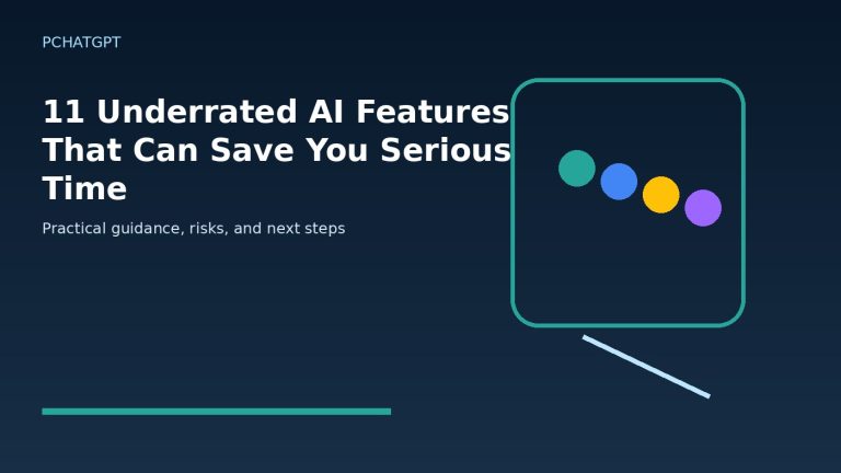 11 Underrated AI Features That Can Save You Serious Time
