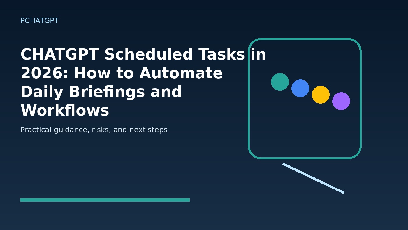 CHATGPT Scheduled Tasks in 2026: How to Automate Daily Briefings and Workflows featured editorial image