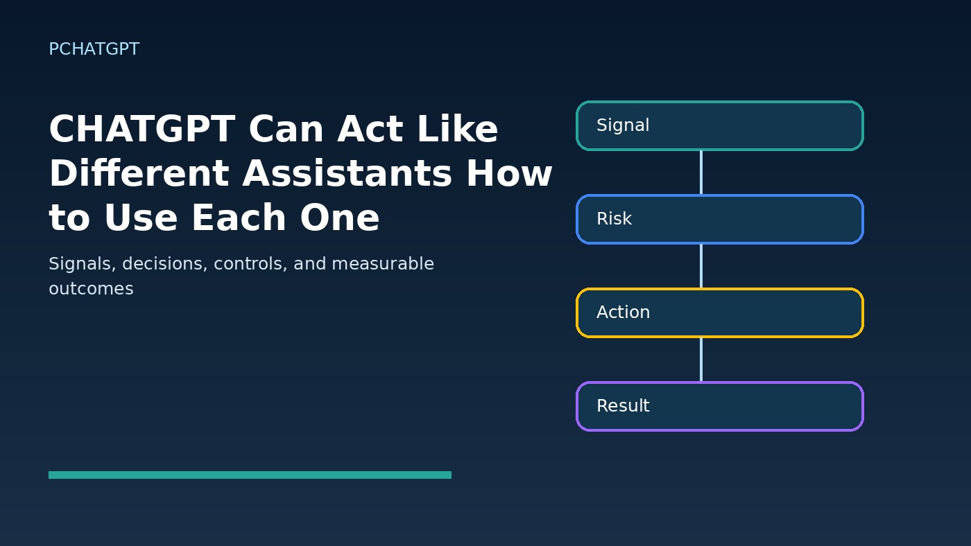 chatgpt can act like different assistants how to use each one workflow diagram