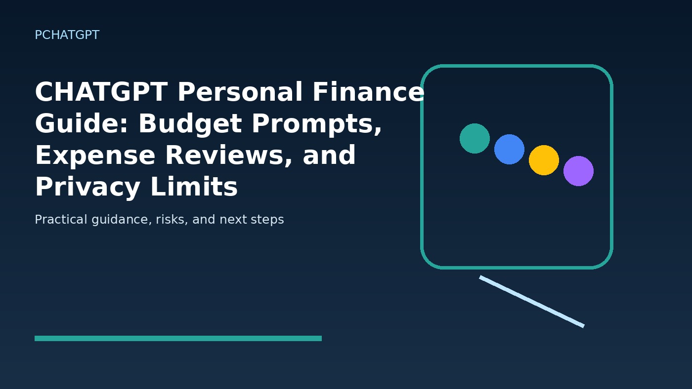 CHATGPT Personal Finance Guide: Budget Prompts, Expense Reviews, and Privacy Limits featured editorial image