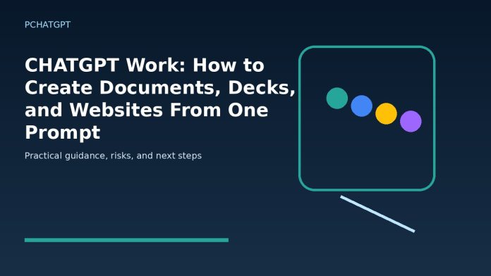 CHATGPT Work: How to Create Documents, Decks, and Websites From One Prompt featured editorial image