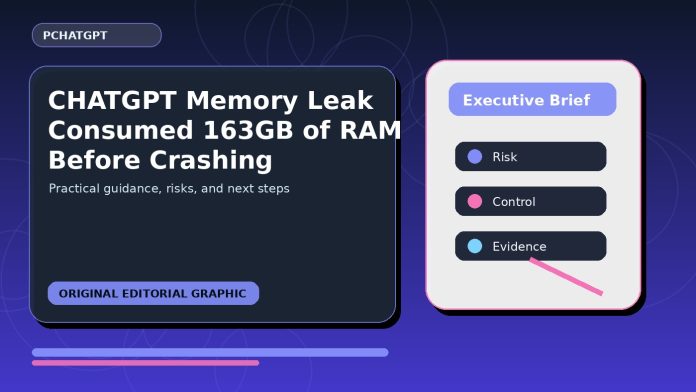 CHATGPT Memory Leak Consumed 163GB of RAM Before Crashing featured editorial image