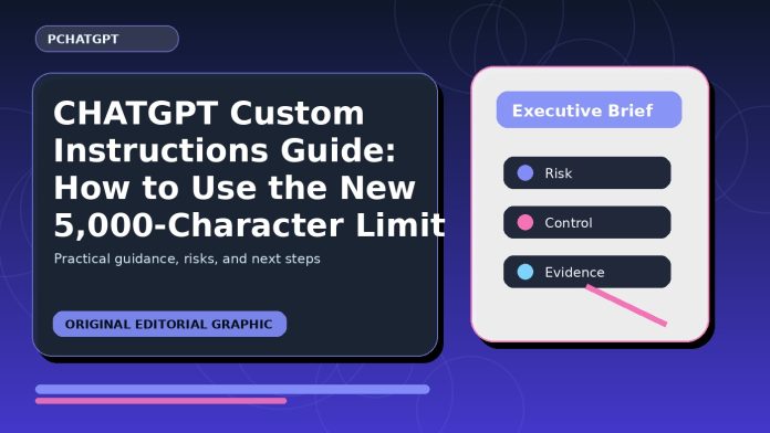 CHATGPT Custom Instructions Guide: How to Use the New 5,000-Character Limit featured editorial image