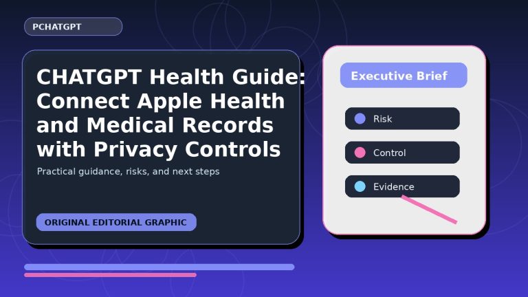 CHATGPT Health Guide: Connect Apple Health and Medical Records with Privacy Controls featured editorial image