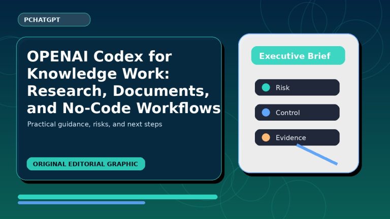 OPENAI Codex for Knowledge Work: Research, Documents, and No-Code Workflows featured editorial image