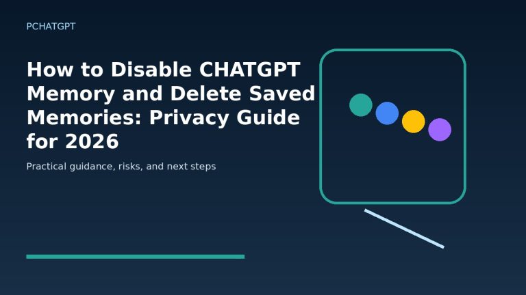 How to Disable CHATGPT Memory and Delete Saved Memories: Privacy Guide for 2026 featured editorial image