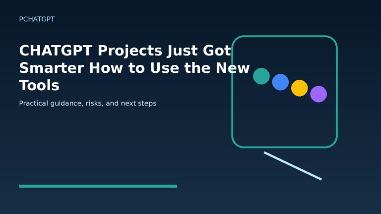CHATGPT Projects Just Got Smarter How to Use the New Tools featured editorial image