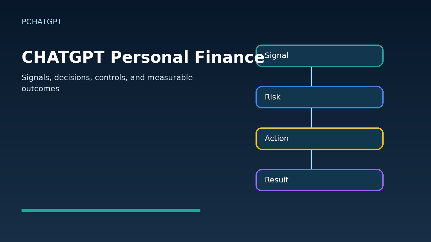 ChatGPT personal finance workflow diagram