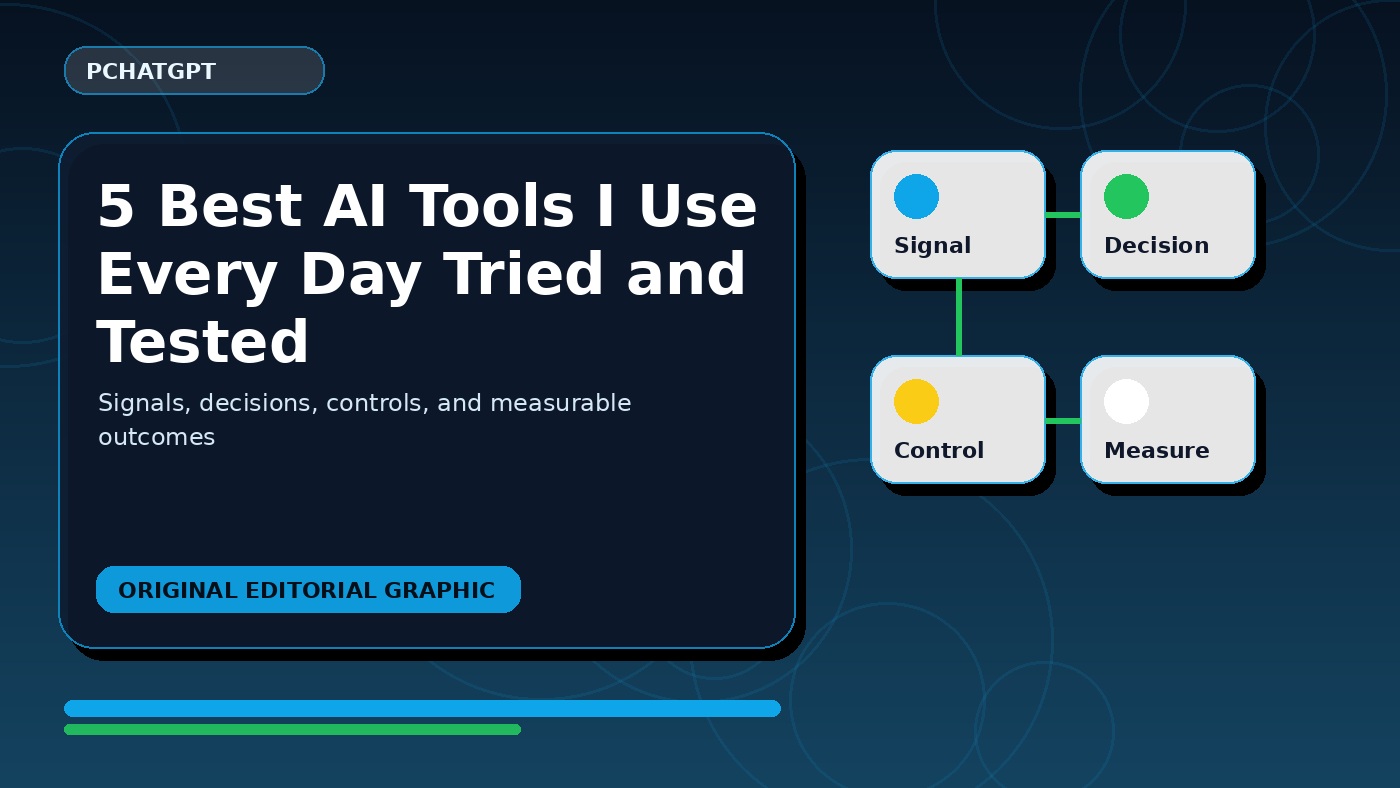 5 best ai tools i use every day tried and tested workflow diagram