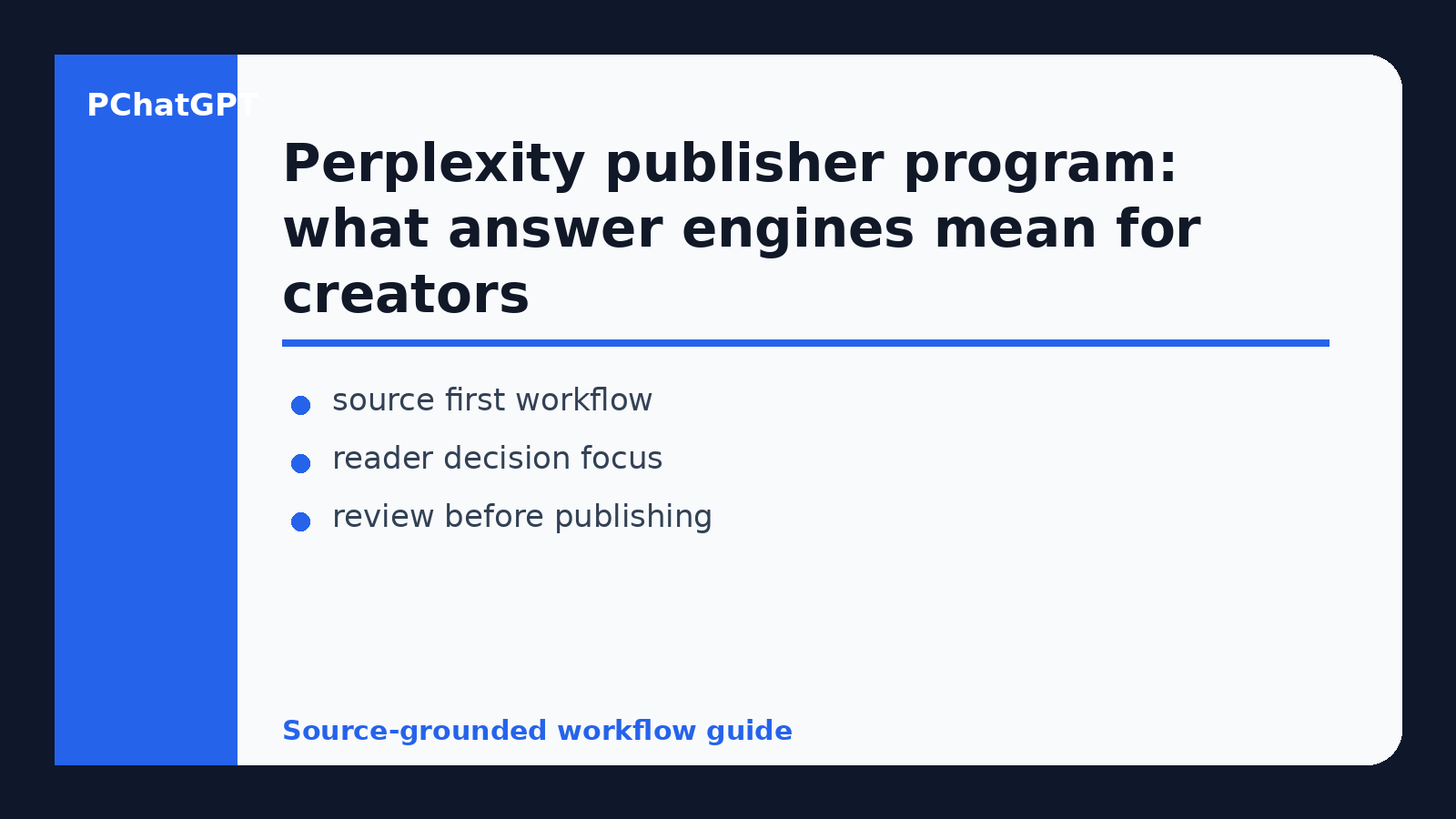 Perplexity publisher program educational diagram 1